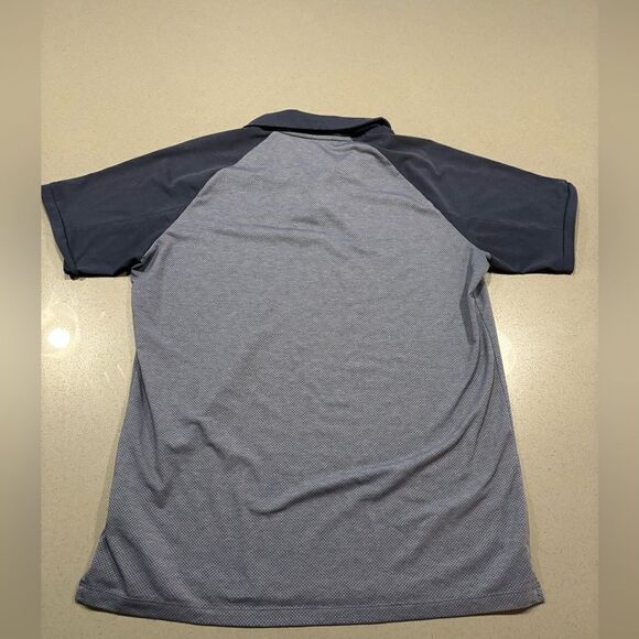 Men’s Navy Blue Nike Dry-fit Polo Casual Shirt Size Medium Nike Golf - Picture 3 of 3